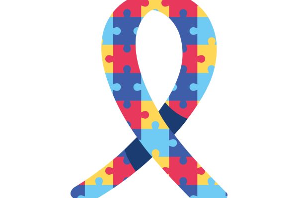 puzzle ribbon autism campaign icon